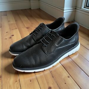 MJNY by Marc Joseph Mens 12W Black Leather Cloud Street Shoes